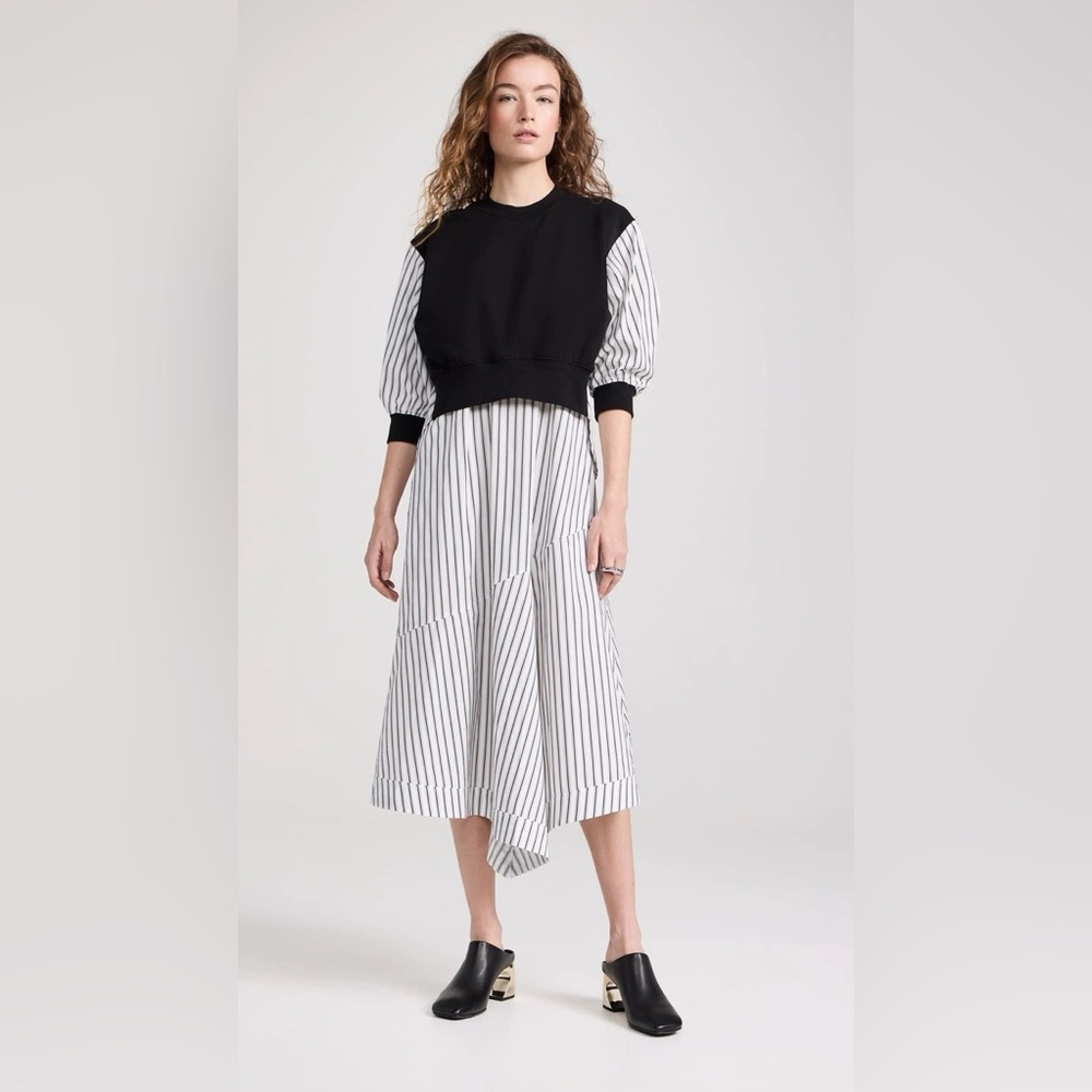 3.1 Phillip Lim NWOT

Striped Sweatshirt Combo Midi-Dress
